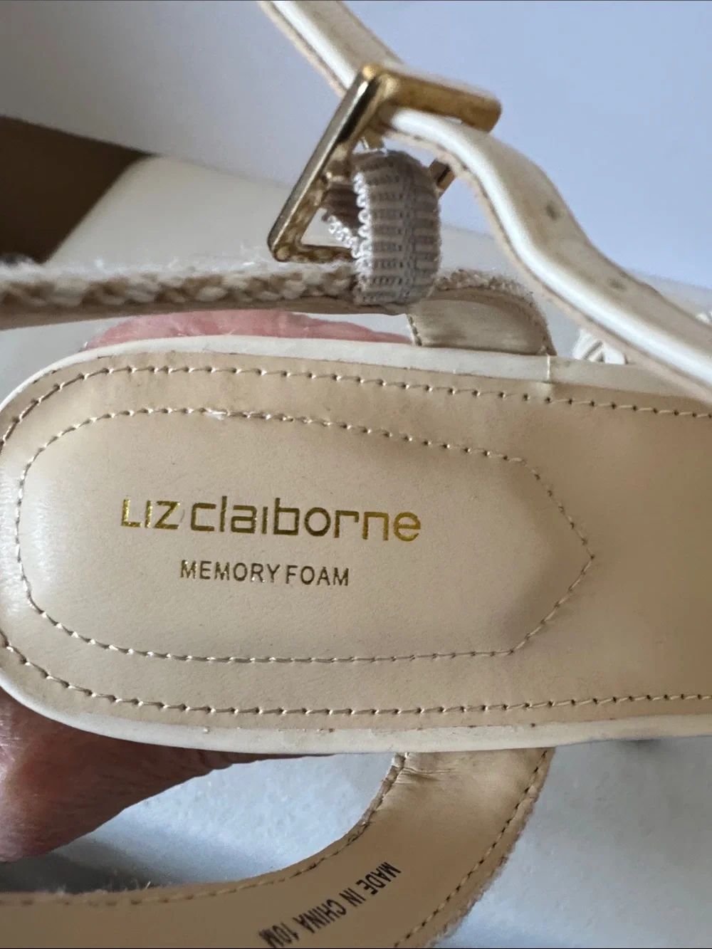 Liz Claiborne wedge sandals
